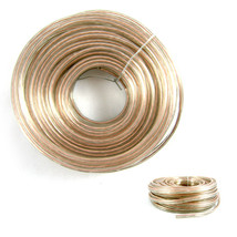 80 Ft Feet 18 Ga Gauge Speaker Wire Amplifier Audio Cable Car Home High Quality - £30.66 GBP