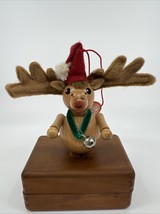 Steinbach Handmade, Germany Reindeer Moose Ornament - $367.50 MXN