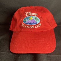 Disney Vacation Club Classic Twin Mountain Logo Red Member Hat - £11.59 GBP