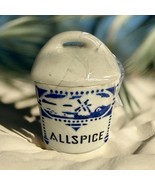Antique Yvonne 357 Czechoslovakia 3” Canister ALL SPICE Dutch Windmill S... - $213.71 MXN
