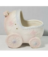 Nursery Baby Carriage Buggy Stroller Planter Home Decor Japan Vintage Ce... - £4.83 GBP