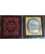 Antique Original Tin Type, Civil War Era Child, Embossed Leather Case - $49.49