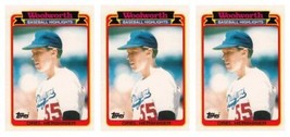 (3) 1989 Topps Woolworth Baseball Highlights #33 Orel Hershiser Lot Dodgers - £4.65 GBP