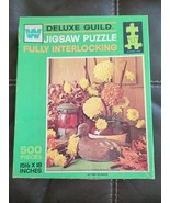 Vintage Whitman Deluxe Guild Autumn Splendor Jigsaw Puzzle 500 Piece Com... - £11.17 GBP