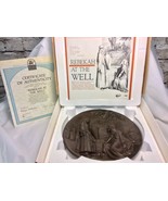 REBEKAH AT THE WELL RHODES STUDIO COLLECTORS PLATE RELIGIOUS CHRISTMAS - $489.23 MXN