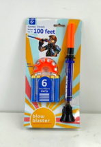 2021 Buzz Bee Toys Air Warriors Blow Blaster with 6 Dart and Holder Ages 6+ - £13.04 GBP