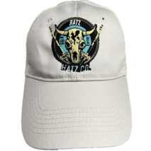 Ratz Hatz Co 2023 Cattle Skull Peace Pipes Baseball Hat Cap Mesh Back Adjustable - £27.90 GBP