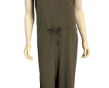 NWT Athleta Topanga Jumpsuit Olive Green Sleeveless Drawstring Waist Siz... - $37.99