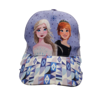 Disney Frozen II Hat Girls Baseball Cap Elsa Anna Purple Adjustable VG Condition - £5.08 GBP