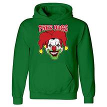 Kellyww Free Hugs Scary Clown Shirt Creepy - Hoodie Irish Green - £47.73 GBP