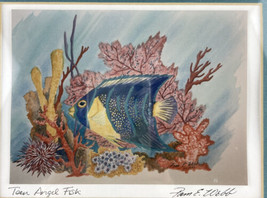 Pam E. Webb Photograph of Watercolor Painting Wall Art Print Teen Angel ... - $19.34