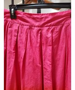 H&amp;M Women&#39;s Pink &amp; Red Solid 100% Cotton A-Line Casual Knee Length Skirt... - $33.66 CAD