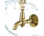 Hammam Faucet Tap Bathtub Ottoman Turncock Sink Brass Gold Color USA Seller - $38.61