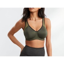 Freya Women&#39;s Sonic Underwire Spacer Molded Sports Bra, Khaki, 40D NWOT - $34.64