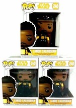 3 Funko Pop Collectibles Lando Calrissian 240 Star Wars Vinyl Bobble Hea... - $14.15
