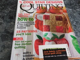 McCall&#39;s Quilting Magazine Auggust 2009 Candy Apple Pinwheels - $2.99