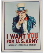 I want You for U.S. Army 1968 Very Good never used. - $22.99