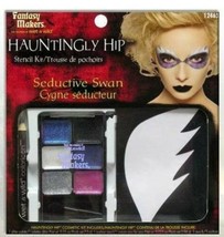 Adult Teen Seductive Swan Halloween Makeup Stencils Accessory Kit-ages 13+ - £7.82 GBP