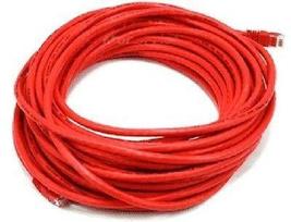 50 ft. Red High Quality Cat 6 550MHz UTP RJ45 Ethernet Bare Copper Netwo... - £15.69 GBP