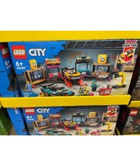 LEGO City 60389 Custom Car Garage Toy Building Set w 2 Customizable Cars... - £76.35 GBP