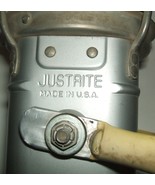 Justrite brand steel Railroad signal lantern AT&amp;SFE marked WORKING; w/o ... - $54.86 CAD