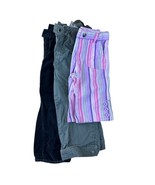 Carters 3T Lot Of 3 Toddler Girl&#39;s 2 Pants and 1 Capris Black, Grey Pink... - €8,59 EUR