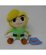 Legend of Zelda Wind Waker Link 8&quot; Stuffed Plush Doll Little Buddy Toy w... - £9.43 GBP