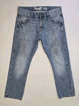 Wrangler Retro Slim Straight 33x32 Men&#39;s Jeans 88MWZDK Some Stains Whisk... - $12.98
