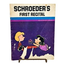 Vintage Schroeders First Recital Piano Sheet Music Book Paperback Peanuts Snoopy - £7.20 GBP