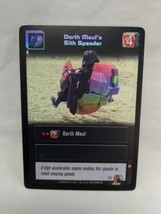 Foil Darth Mauls Sith Speeder Star Wars Young Jedi Trading Card Battle Of Naboo  - £23.32 GBP