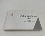 Compatible with 2019 Mitsubishi Outlander Sport and RVR Owners Manual Ha... - $43.12