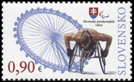 Slovakia. 2012. London 2012 - Paralympics (MNH OG) Stamp - £2.11 GBP
