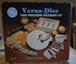 Vintage GE AD1 General Electric Versa-Disc Food Processor Accessory Kit - £19.84 GBP
