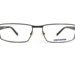 Converse Eyeglasses Frames Q006 GUNMETAL Gray Rectangular Full Rim 55-16... - $51.21
