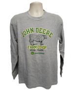 John Deere Farm Coop Moline Illinois Adult Large Gray Sweatshirt - $464.65 MXN