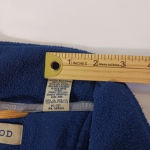 IZOD Men's Blue Full Zip Pockets Fleece Sweatshirt Long Sleeve Size XL image 5