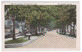 Calle Pio Rosado Santiago de Cuba 1920c postcard - £4.65 GBP