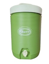 Vtg Gott #1692 2 Gallon Avocado Green Insulated Water Cooler - £39.95 GBP