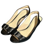 Coach Miranda Soft Leather Black Slingback Heels Size 8 - $78.74 CAD