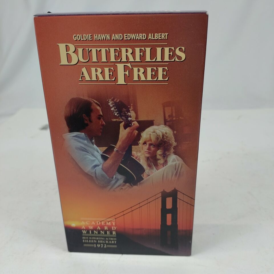 Butterflies Are Free VHS, 1995) Goldie Hawn, Edward Albert - $6.78