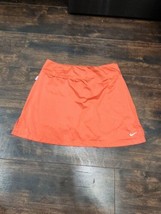 NIKE  drifit Tennis Skort Xs Womens Orange Athletic Skirt Built In Shorts - £7.83 GBP