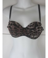 Leopard Print Underwire Bra Womens Size 34B - $251.57 MXN