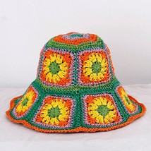 NEW 2022 Womens Straw Hats crochet hat bucket hat UV Protection   beach hat Wome - £112.86 GBP