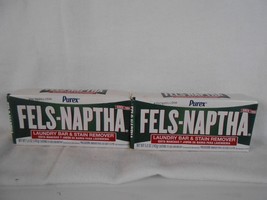 2 PACK Purex Fels Naptha Laundry Cleaning Bar and Stain Remover, 5 Ounce  - £9.41 GBP