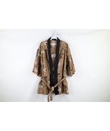Vintage 70s Streetwear Womens Size XL Short Sleeve Belted Bath Robe Loun... - $60.86 CAD