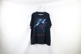 Y2K Mens XL Faded Spell Out The Amazing Spiderman Movie Promo T-Shirt Black - £35.19 GBP