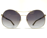 Guess Von Marciano Sonnenbrille GM0807 32C Schwarz Gold Rund Rahmen W Li... - $120.83