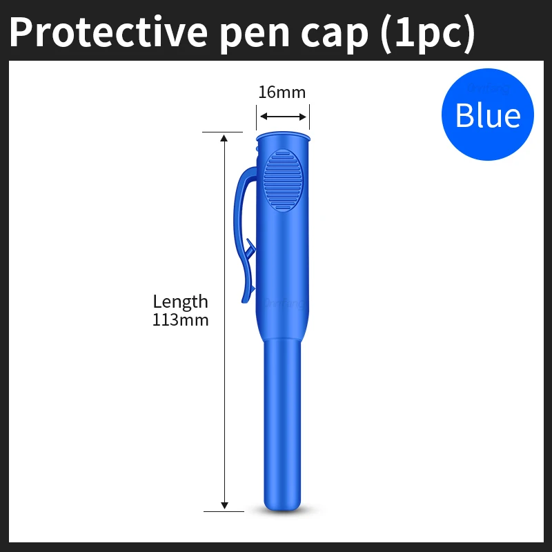 1Pc Carpenter Pencil Holder Deep Hole Mechanical Marker Stand Pocket Clip Pencil - £44.84 GBP