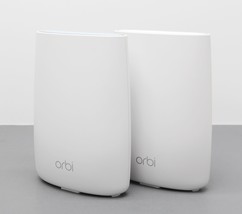 Netgear Orbi AC3000 Trri-Band Wireless Router RBK50-100NAS - White (2-Pack) image 2