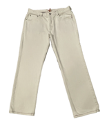 Tommy Bahama Weftside Keys Vintage Slim Jeans Ivory Cream Tag 38x32 Fit ... - $644.13 MXN